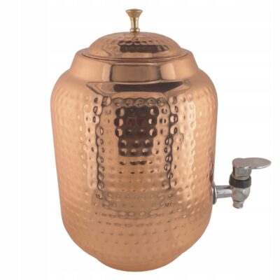 Miedziany baniak na Wodę Antybakteryjny młotkowany 5L