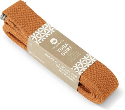 Pasek do jogi 100% bawełna (KBA) dla lepszego rozciągania