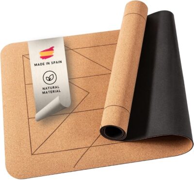 Lotuscrafts Mata do jogi ARISE CORK antypoślizgowa powierzchnia odporna na pot