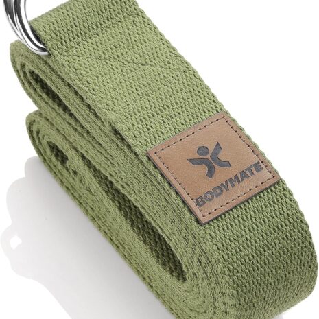 BODYMATE pasek do jogi z metalowym zapięciem, dla początkujących i zaawansowanych.jpg BODYMATE pasek do jogi z metalowym zapięciem, dla początkujących i zaawansowanych