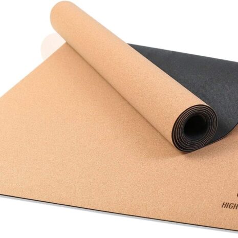 High Pulse Mata do jogi z korka i kauczuku + pasek do noszenia