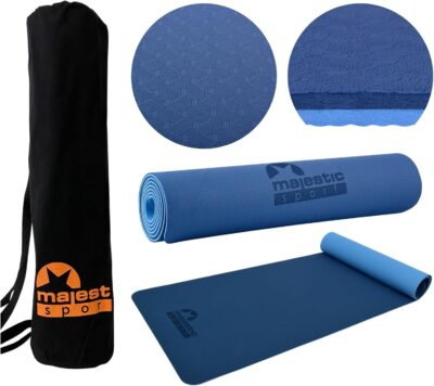 MAJESTIC SPORT Mata do Ćwiczeń Majestic Yoga 183x61x0,6 cm Lekka Poręczna