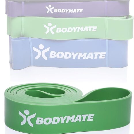 BODYMATE – taśma 208 cm, elastyczna guma oporowa z lateksu do ćwiczeń siłowych