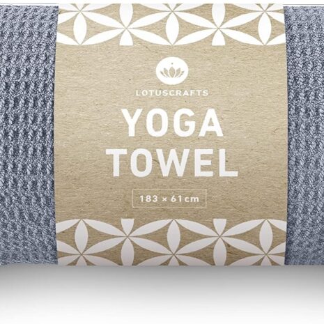 Ręcznik do jogi – antypoślizgowy i szybkoschnący [183 x 61 cm]