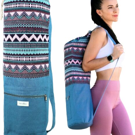 Thermikoa Pokrowiec na matę do jogi, torba na matę do jogi z kieszenią.jpg Thermikoa Pokrowiec na matę do jogi, torba na matę do jogi z kieszenią