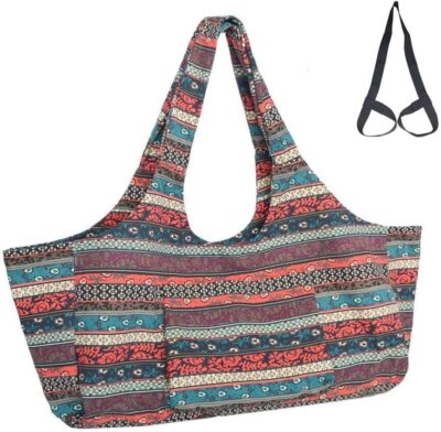 Torba na matę do jogi z dużą kieszenią na zamek błyskawiczny