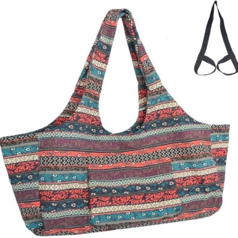 Torba na matę do jogi z dużą kieszenią na zamek błyskawiczny.jpg Torba na matę do jogi z dużą kieszenią na zamek błyskawiczny