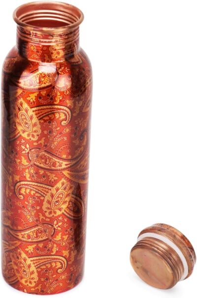 Miedziana butelka na wodę - ajurweda - 900 ml