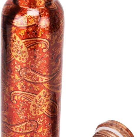 Miedziana butelka na wodę - ajurweda - 900 ml