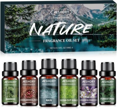 6 x 10ML Zestaw Naturalnych Olejków Eterycznych Do Dyfuzora