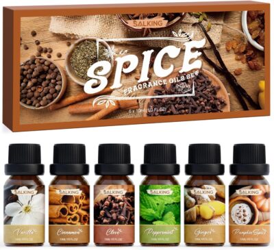 SALKING Jesienny zestaw olejków eterycznych do aromaterapii, zestaw prezentowy