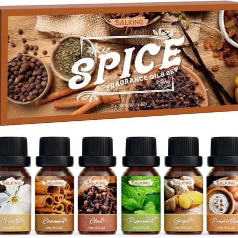 SALKING Jesienny zestaw olejków eterycznych do aromaterapii, zestaw prezentowy