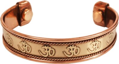Indyjska bransoletka ręcznie wykonana z miedzi
