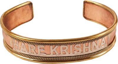 Touchstone Indyjska bransoletka miedziana - joga, medytacja, mantra