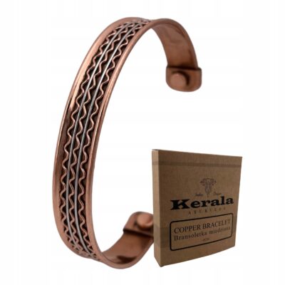 Bransoletka Miedziana Magnetyczna Zdrowotna 026