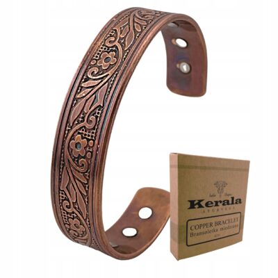 Bransoletka Miedziana Magnetyczna Zdrowotna 024