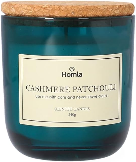 Świeca zapachowa Cashmere Patchouli VERDE 240 G HOMLA