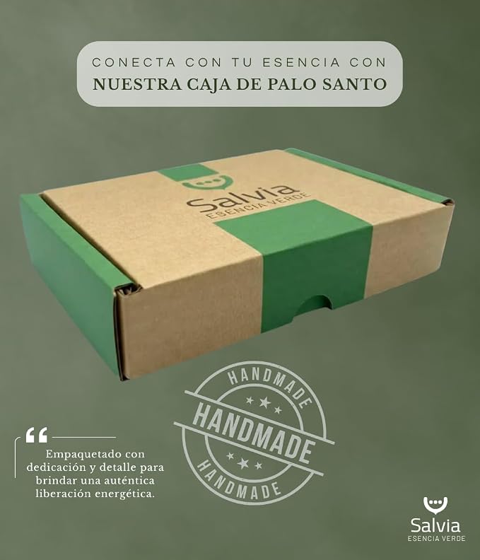 SALVIA Palo Santo naturalne drewno rustykalne, 50 g (5-7 pałeczek) | drewno wędzarnicze do energetycznego czyszczenia domu | oryginalne drewno z Peru | naturalne - obrazek 7