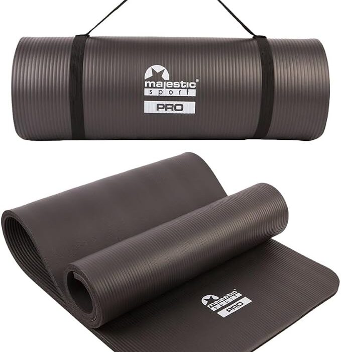 Estera NBR Mata treningowa – Komfortowa i trwała mata sportowa 183x61x1,5 cm, antypoślizgowa, wodoszczelna i przenośna – Idealna do jogi, pilatesu, fitnessu i rehabilitacji