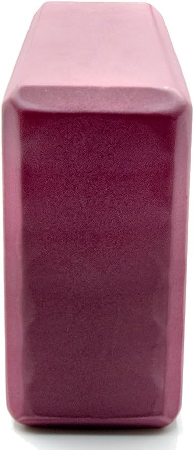 molti Blok do jogi z naturalnego korka i pianki, 23 x 15 x 7,5 cm, bloki do jogi, asan, stretchingu, medytacji, pilatesu, fitnessu, balansowania (pianka, fioletowy) - obrazek 2