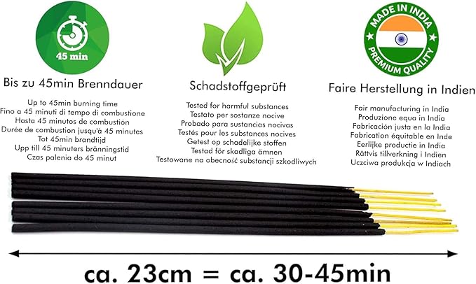 Zestaw kadzidełek XXL - 26 zapachów m. in. z różą, drzewem sandałowym, wanilią, cytronelą, Nag Champa. Indyjska mieszanka - obrazek 5