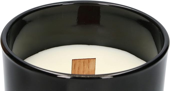 KOTARBAU® Świeca zapachowa w słoiku świeca z drewnianym knotem, prezent z przyjemną aromaterapią, dekoracyjne świece z drewna cedrowego i wanilii - obrazek 7