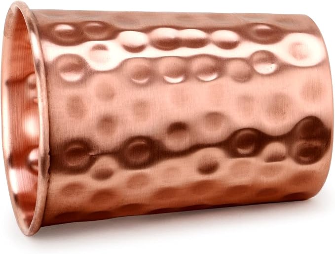 Zap Impex Ayurveda Banefits miedziane szklanki na wodę, 2 sztuki, 250 ml - obrazek 4