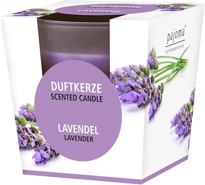 Pajoma Świeca, Szkło, Fioletowy, 270g