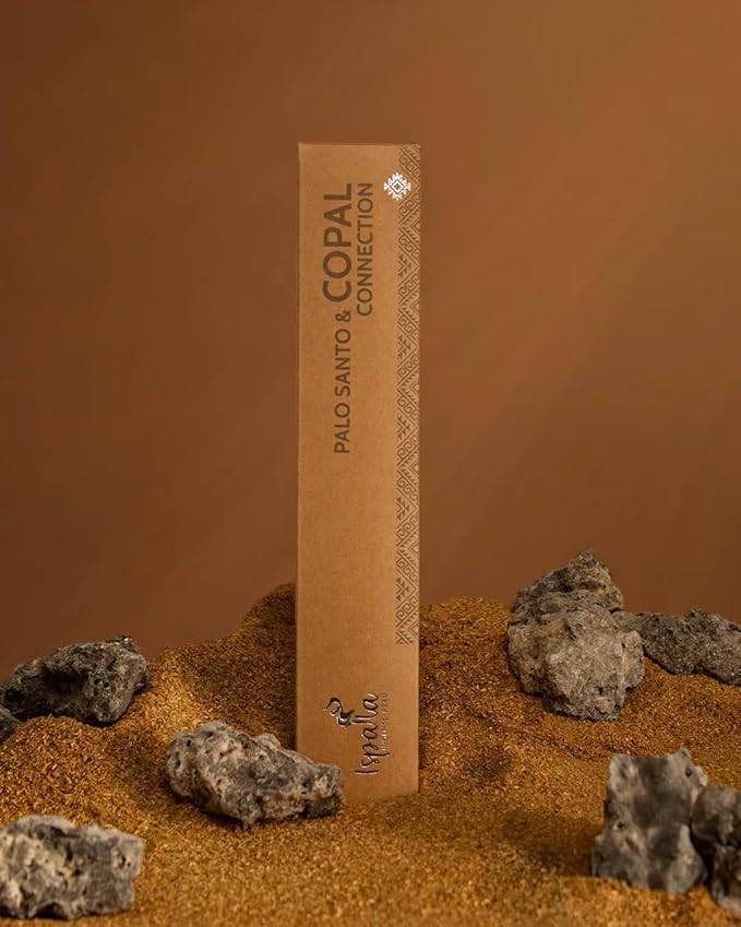 ISPALLA® Räucherstäbchen PALO Santo Copal 10 sztuk - do wzmocnienia połączeń duchowych, ręcznie robione w Peru / 100% Naturalne i Wegańskie - obrazek 6
