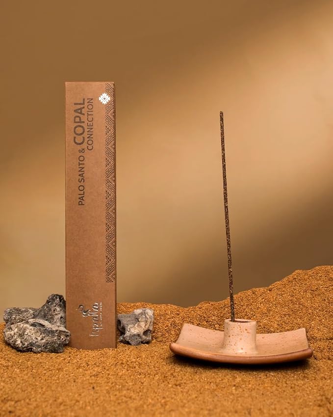 ISPALLA® Räucherstäbchen PALO Santo Copal 10 sztuk - do wzmocnienia połączeń duchowych, ręcznie robione w Peru / 100% Naturalne i Wegańskie - obrazek 3