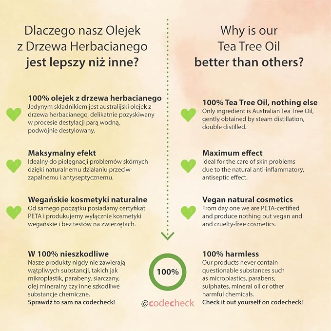 Olejek z Drzewa Herbacianego 50ml z pipetą - 100% organiczny olejek eteryczny z Australii, wegański - Olejek do dyfuzora - obrazek 4