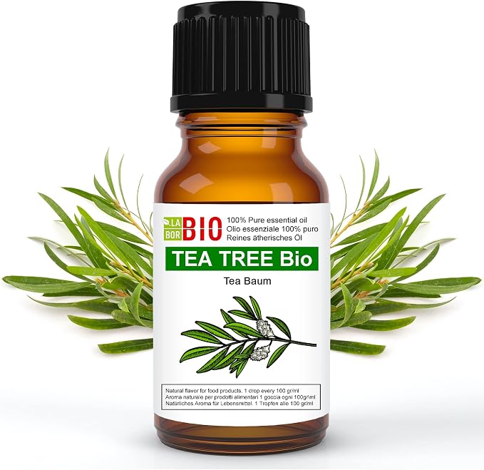 Tea tree Olejek Eteryczny Bio - 100% Czysty i Naturalny 30 ml - Aromaterapia Terapeutyczny Kosmetyk - Laborbio