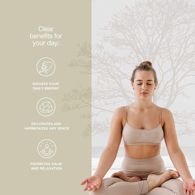 Zestaw do oczyszczania energetycznego: 4 Palo Santo, 1 biała szałwia, bransoletka jako prezent + selenit (cyfrowa zawartość QR) – naturalne i idealne do medytacji, jogi, rytuałów duchowych - obrazek 6