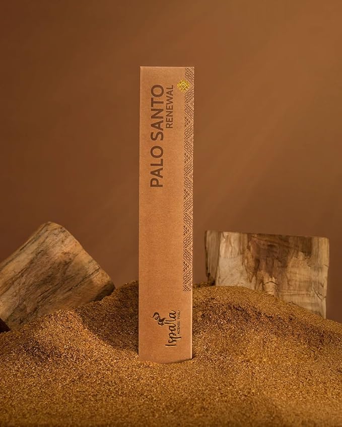 ISPALLA® Oryginalne Pałeczki kadzidłowe PALO Santo 10 sztuk - do oczyszczania z negatywnych energii i lęków, Ręcznie robione w Peru / 100% Naturalne i Wegańskie - obrazek 5