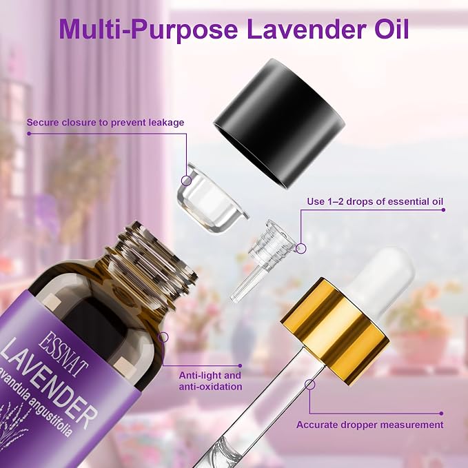 Olejek Eteryczny Lawendowy 30 ml – 100% naturalny olejek eteryczny, pozyskiwany z prawdziwej lawendy, idealny do aromaterapii, dyfuzorów, masażu oraz projektów DIY - obrazek 3