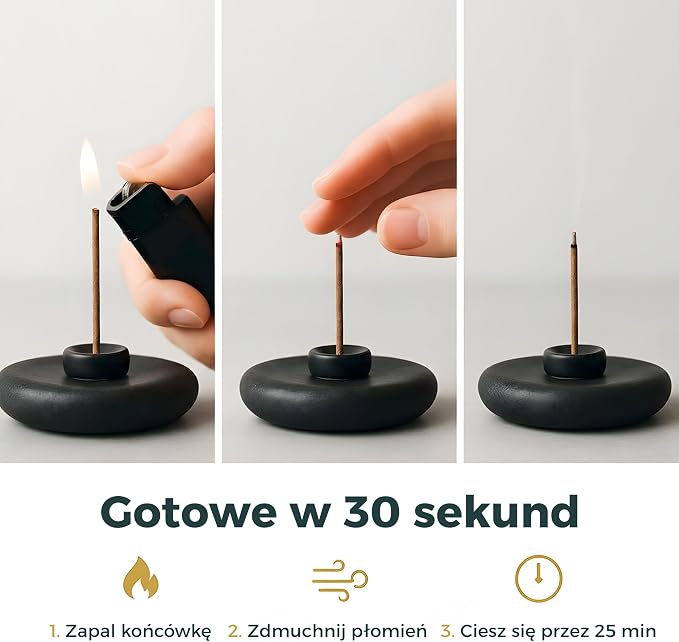 Kadzidełka w sztyfcie Fumino Fresh, ręcznie robione – multipack Mróz przy ognisku, zestaw 6 opakowań (84 sztuki, 90 g), kadzidełka Masala Agarbatti Joss do relaksu i medytacji, do domu - obrazek 7