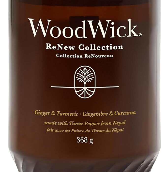 Woodwick Świeca, Brązowy, L