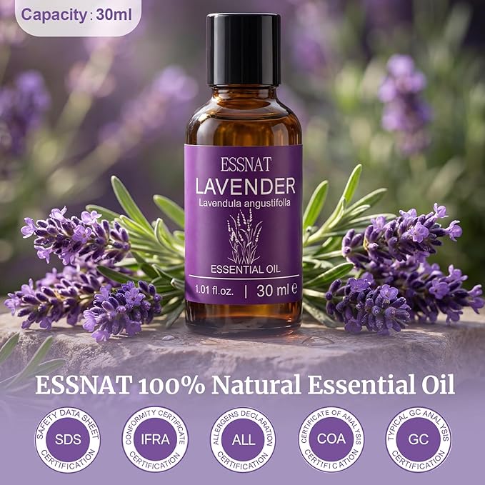 Olejek Eteryczny Lawendowy 30 ml – 100% naturalny olejek eteryczny, pozyskiwany z prawdziwej lawendy, idealny do aromaterapii, dyfuzorów, masażu oraz projektów DIY - obrazek 4