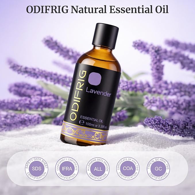 Olejek lawendowy, 100 ml, naturalny olejek lawendowy, do aromaterapii, dyfuzji, masażu, SPA, kąpieli, DIY, z dozownikiem kroplowym - obrazek 7