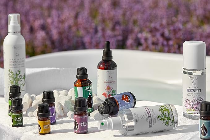 Essences Bułgaria Organiczny Olejek Eteryczny z Rozmarynu 10 ml | Rosmarinus officinalis | 100% Czysty i Naturalny | Nierozcieńczony | Klasa terapeutyczna | Destylowany z parą wodną | Bez GMO - obrazek 7