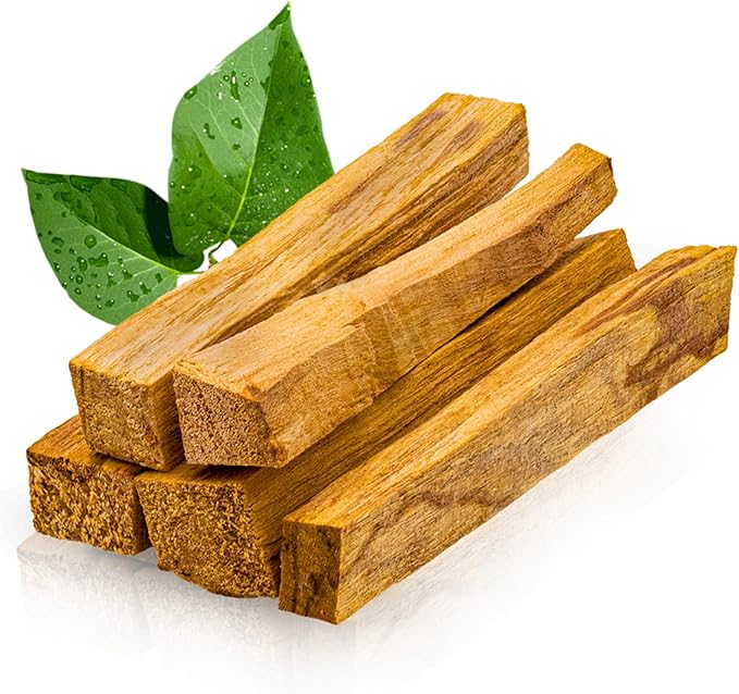 Palo Santo 45g BIO 100% naturrein aus Peru - Räucherholz, Palo Santos Holz - Heiliges Holz - Räucherstäbchen für Stressabbau und Meditation