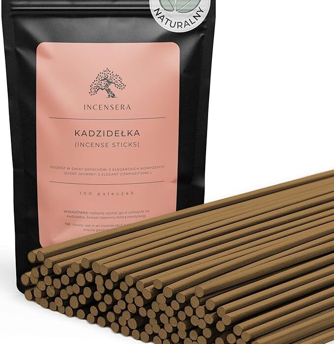 Incensera Zestaw Kadzidelek, 5 Zapachów, 100 Sztuk