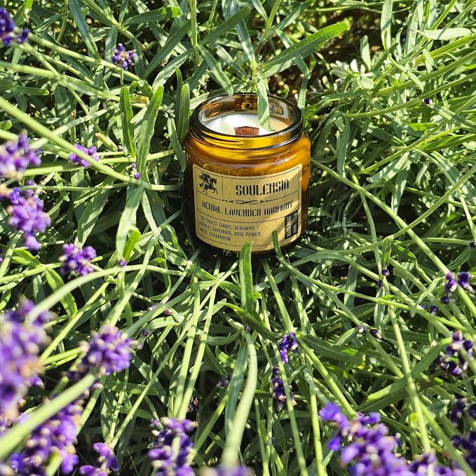 Zestaw świec zapachowych Świece Sojowe w słoiku z naturalny wosk sojowy, handmade, eco Świeczek 4x100 ml Do aromaterapii, redukujące stres, na prezenty urodzinowe, walentynkowe, świąteczne - obrazek 6